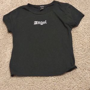 Black short sleeve shirt